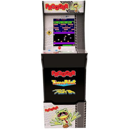 Arcade1Up Frogger At- Home Arcade Game with Light Marquee and Licensed Riser 7709